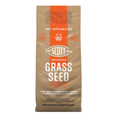 Scotts Bermudagrass seed bag close-up for lush lawn preparation