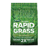 Scotts Turf Builder Rapid Grass Tall Fescue Mix bag front view for quick lawn establishment