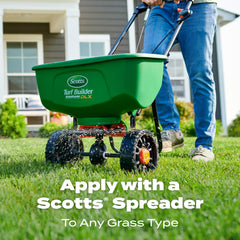 Scotts Turf Builder SummerGuard strengthens lawn against heat and drought.