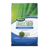Scotts Turf Builder Sun & Shade Mix bag showing versatile sun/shade use for lawns