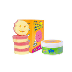 Scrub Daddy Scrub Mommy sponges four-pack for daily dish cleaning