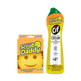 Scrub Daddy sponges in lemon for non-scratch kitchen cleaning