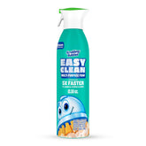 Scrubbing Bubbles Easy Clean foam bottle demonstrates fast bathroom cleaning.