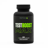 Sculpt Nation Test Boost Max bottle front showing clean packaging for energy support