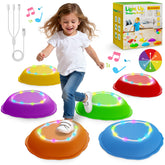 Scvcid rechargeable stepping stones with 3-in-1 charger ready for quick playtime.