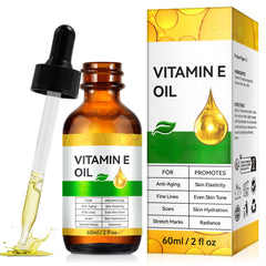 SDJUFEI Vitamin E Oil bottle shown, pure and ready for skin care use.