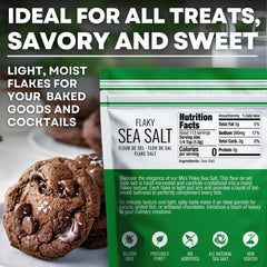 Sea Salt Superstore hand-harvested grain salt texture delivers a delicate crunch.
