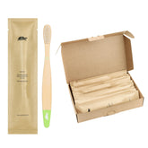 Sea Turtle kids bamboo toothbrush with soft bristles for gentle daily brushing.