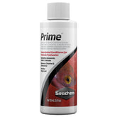 Seachem Prime bottle cap for precise dosing in freshwater aquariums.