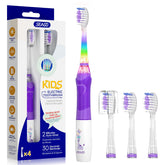 SEAGO Kids electric toothbrush handle in purple with ergonomic grip for young brushers