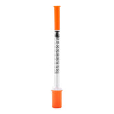 Searvgrh U100 0.5ml syringe with needle in sterile packaging for precision tasks.