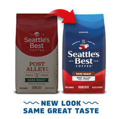 Seattle's Best Coffee 100% Arabica beans deliver aroma and clarity.