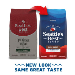 Seattle's Best Coffee 6th Ave Bistro brew offers balanced flavor for cafe-quality at home.