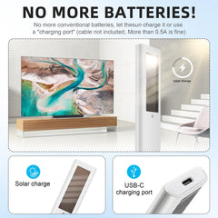 Seayoo BN59-01391A solar remote voice button with responsive control feature.