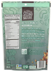 Second Nature Keto Crunch pecans highlighting a protein-rich nut base.