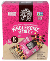 Second Nature Wholesome Medley Trail Mix front pack for convenient snacking on the go