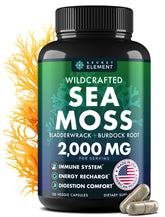 Secret Element Sea Moss Capsules bottle for an easy daily wellness routine