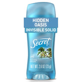 Secret Fresh invisible solid application shows smooth odor protection.
