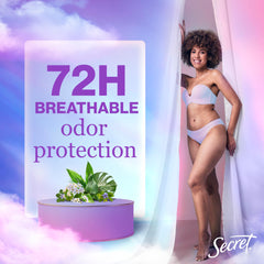 Secret Fresh minerals for pH balance close-up emphasizes skin-friendly freshness