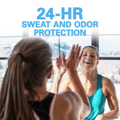 Secret invisible solid deodorant delivers powder-fresh finish and dryness all day.