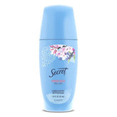 Secret Original Roll-On packaging closeup showing aluminum-free formula for daily freshness.