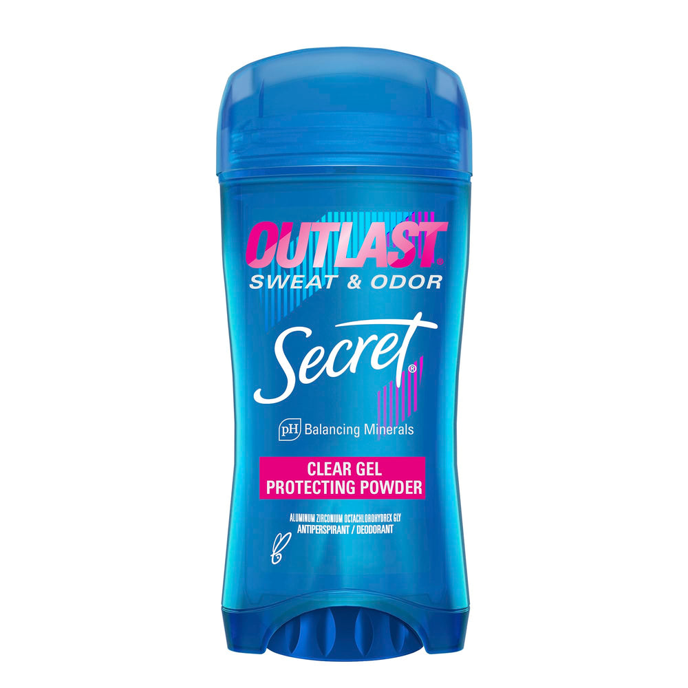Secret Outlast bottle front view showing all-day freshness and 72-hour protection.