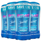 Secret Outlast bottle pour demonstrates long-lasting protection for daily activities.