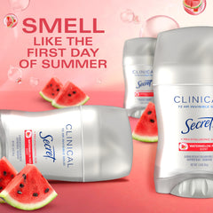 Detail on Secret Watermelon Fizz label with Pro-Hyaluronic Acid note