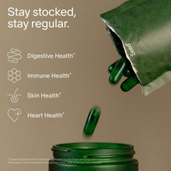 Seed DS-01 capsules close-up highlighting the capsules for digestion care.