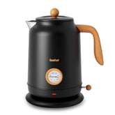 Seehot 1.7L kettle with thermometer display for precise brewing at home.