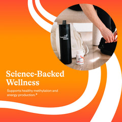 Seeking Health Adeno B12 label detail showing 3000 mcg per lozenge.