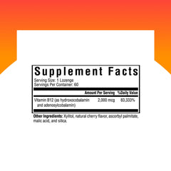 Seeking Health Hydroxo-Adeno B12 lozenge closeup highlights non-methyl B12.