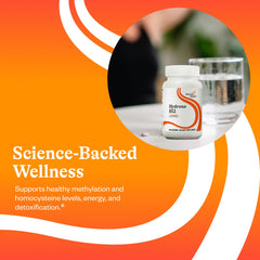 Label on Seeking Health Hydroxo B12 highlights methylation support with folate