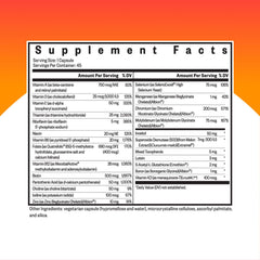 Seeking Health Multivitamin One capsules image highlighting bioavailable nutrients for energy.