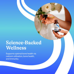 Seeking Health Vitamin D3 Drops bottle on counter for everyday use