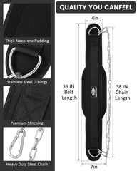 Seektop dip belt 38-inch chain, designed for smooth weight distribution.