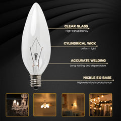 Seentech fireplace light bulb adds cozy glow to your hearth