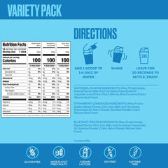 SEEQ clear whey isolate packets showing light refreshing texture