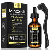 Sefralls 5% Minoxidil oil bottle for a fuller hair look.