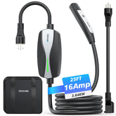 SEGUMA Level 1/2 Tesla Charger with NACS connector for versatile home charging.