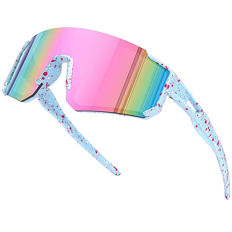 SEKKAF Kids Sunglasses with wrap-around design for complete outdoor eye protection.