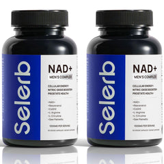 Selerb NADGenie bottle pour showing easy daily energy support.