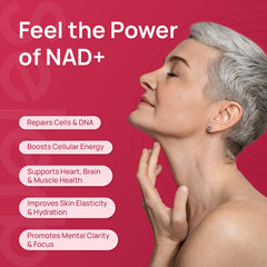 Close-up of Selerb NAD+ capsules ready for daily intake