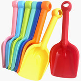 SELTERM Beach Shovels Eight-Pack in vibrant colors for kids' sand play.