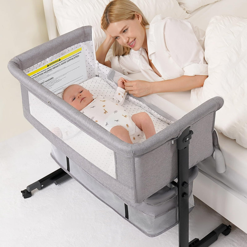 Semphis baby bassinet overview highlighting 3-in-1 versatility for nurseries