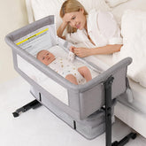 Semphis baby bassinet overview highlighting 3-in-1 versatility for nurseries