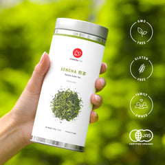 Senbird Premium Sencha Fukamushi deep-steaming for a richer cup