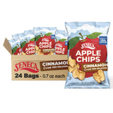Seneca Cinnamon Apple Chips close-up of crisp apple slices with real cinnamon aroma.