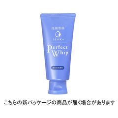 Foam on hand demonstrates the smooth cleansing experience of Senka Perfect Whip.