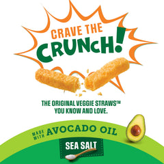 Sensible Portions Garden Veggie Straws sweet potato addition adds natural color and flavor.
